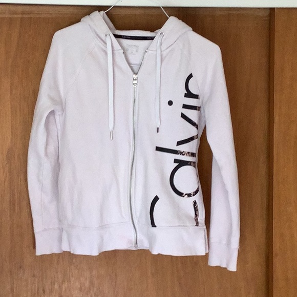 Calvin Klein Performance Zipper Up Hooded Sweatshirt - Picture 1 of 6